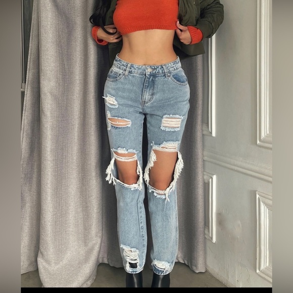 Fashion Nova Denim - Slouch Jeans nwt